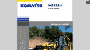 Rigid Backhoe Loader WB93R-8 Brochure