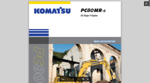 Midi Excavator PC80MR-5  Brochure