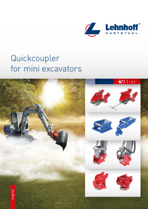 Quick coupler for mini excavators Brochure
