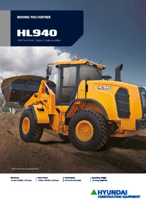 Hyundai HL940 Wheel Loader Brochure