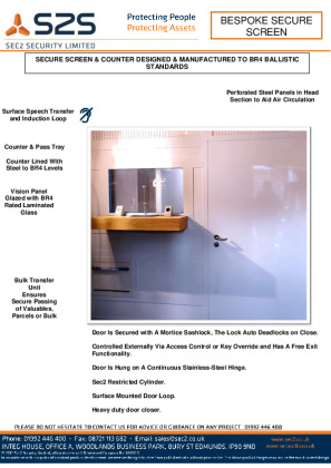 Screen, Counter and Speech transfer Brochure