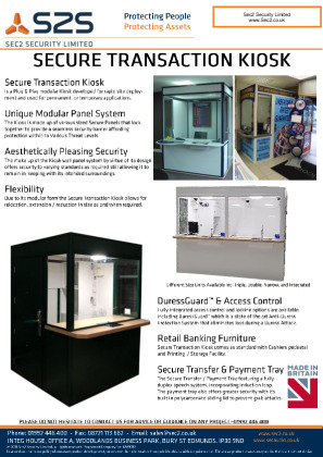 Bureau and service kiosks Brochure