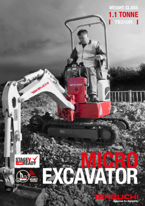 Takeuchi TB210R Micro Excavator Brochure
