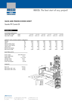 Alimak Good Hoist Brochure