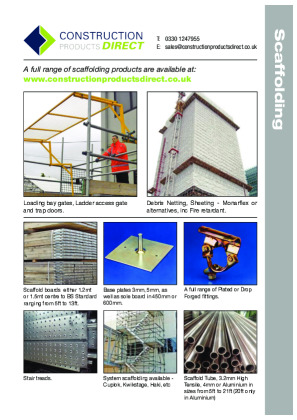 Scaffolding Products Brochure