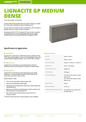 GP Range Brochure