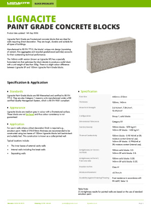 Paint Grade Brochure