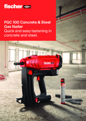 FGC 100 Concrete & Steel Gas Nailer Brochure