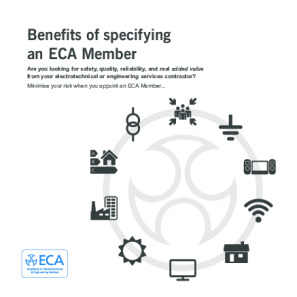Benefits of specifying an ECA member Brochure