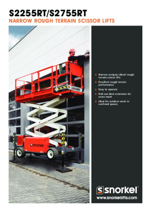 Narrow Rough Terrain Scissor Lifts Brochure