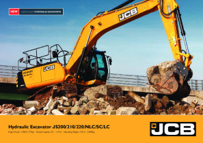 JS200/210/220| Hydraulic Excavator Brochure