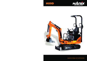 H09D Micro Excavator Brochure