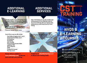 NVQ's and Learning Courses Brochure