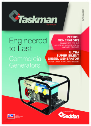 Taskman Generators Brochure