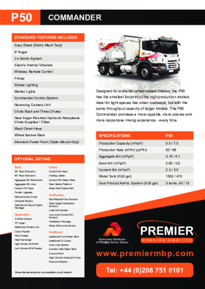 P50 Commander  Brochure