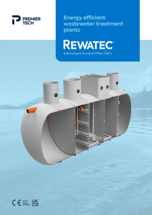 Rewatec SAF sewage treatment plant  Brochure