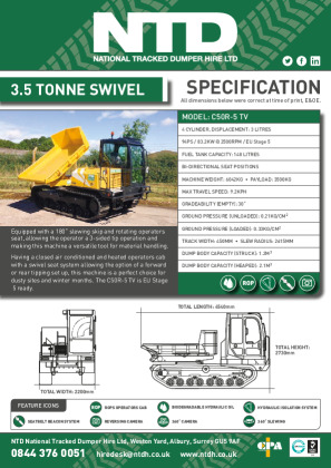 3.5 Tonne Swivel Brochure