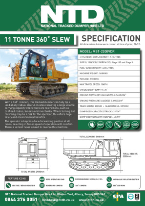 11 Tonne Slew Brochure