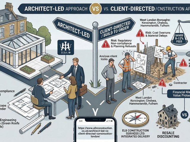 Contractors warn of cost overruns and structural liability in client-directed London residential projects