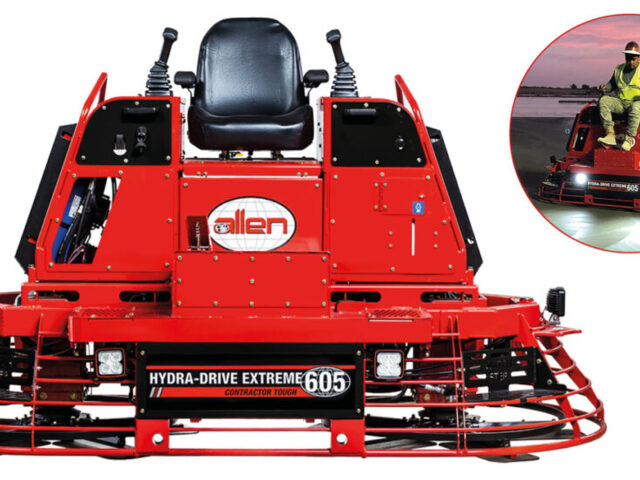 New Allen ride-on trowels