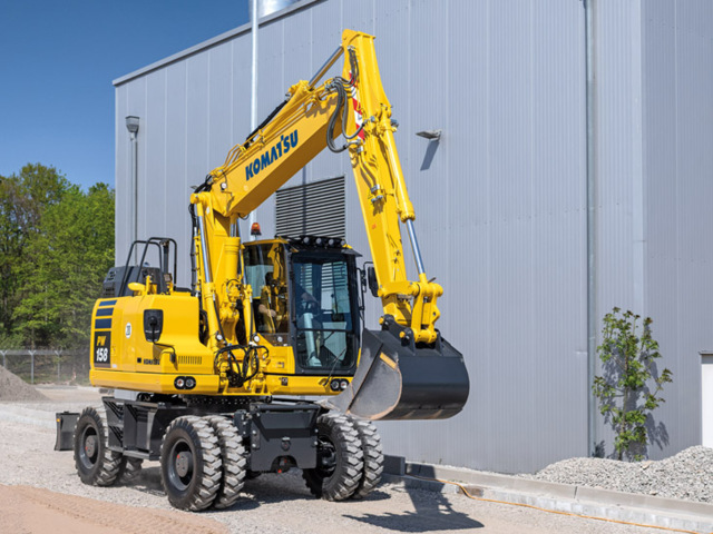 Introducing the new PW158-11 wheeled excavator