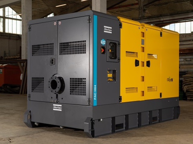 Atlas Copco PAC H pump for high pressure application, prolongs product lifespan and increases uptimes.