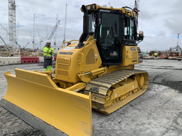 Bylor invest in Komatsu machines for Hinkley Point C