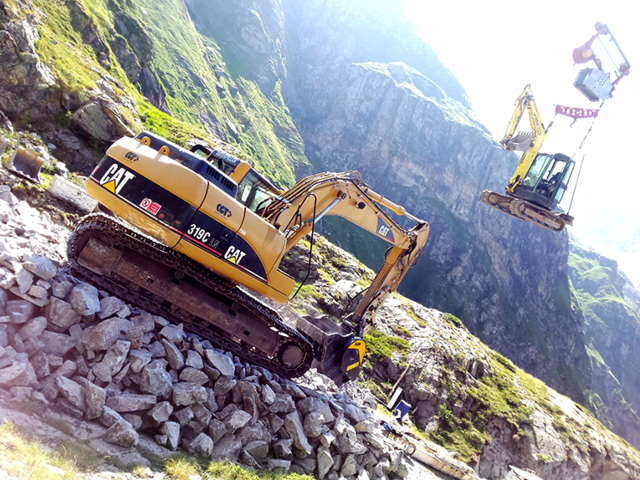 Easier access for difficult, high altitude construction sites  