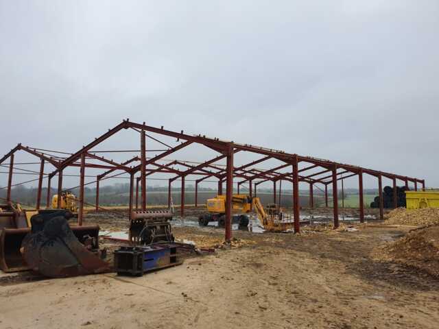 Klas Steel 28 tonne Leicestershire pig farm 