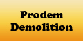 Prodem Demolition and Plant Hire Logo