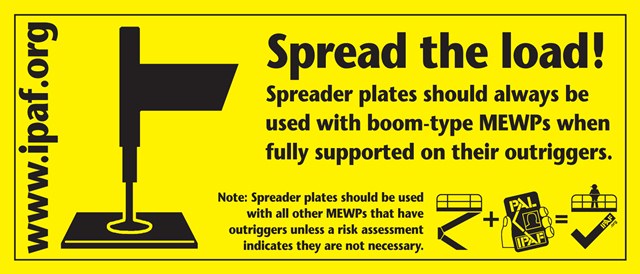 plate reminder for MEWP users