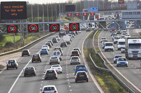 Motorway traffic signs