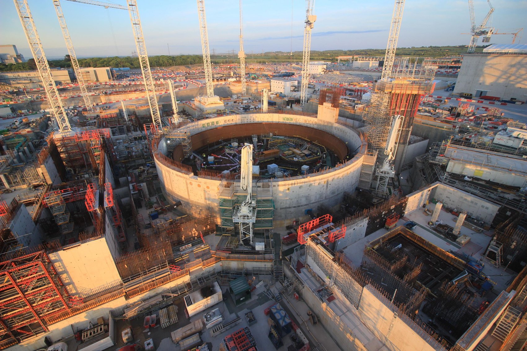 Second reactor base completed at Hinkley Point C [ –with video]