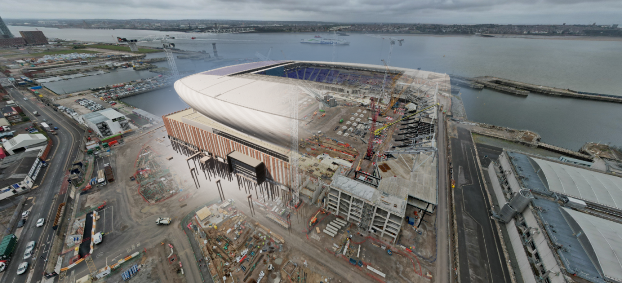 Everton Stadium's virtual build [with video]