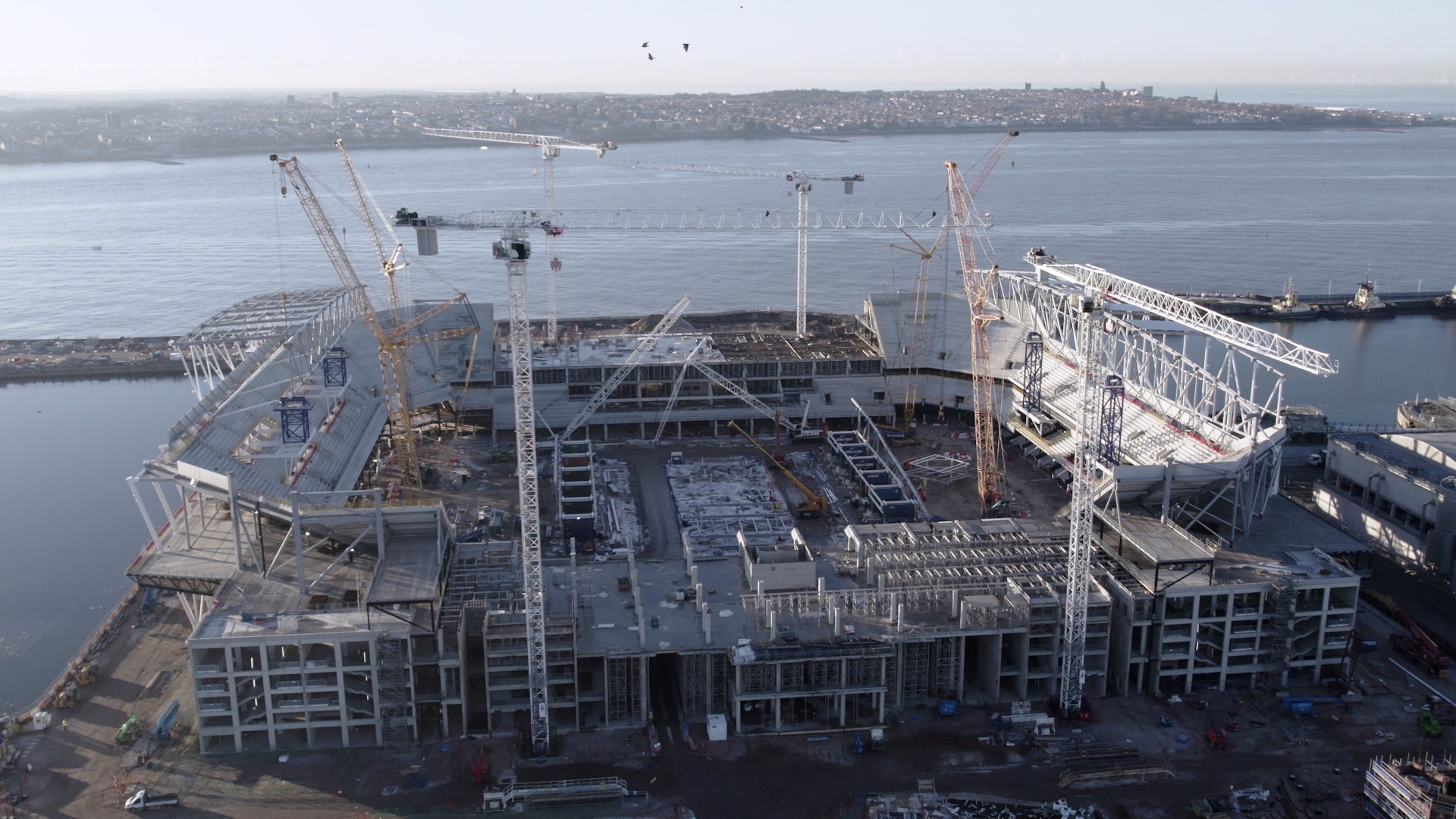 Video reveals year of progress on Everton’s new stadium NuGen Properties