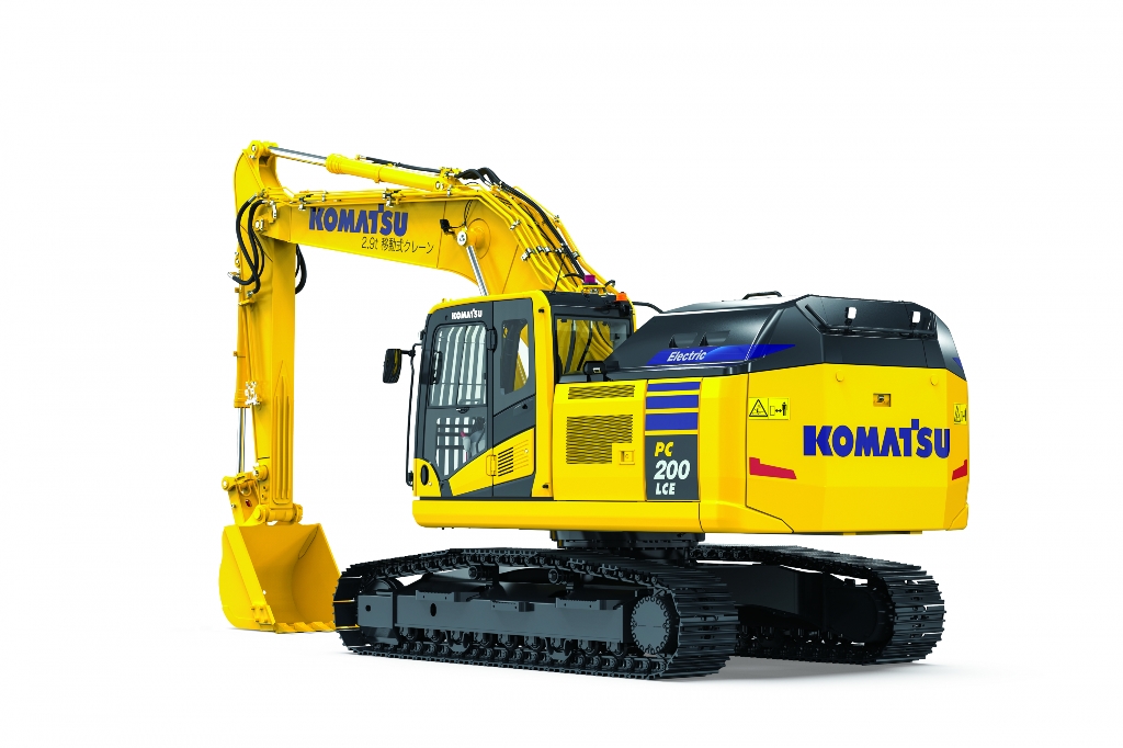 Komatsu introduces battery-powered 20-tonners thumbnail