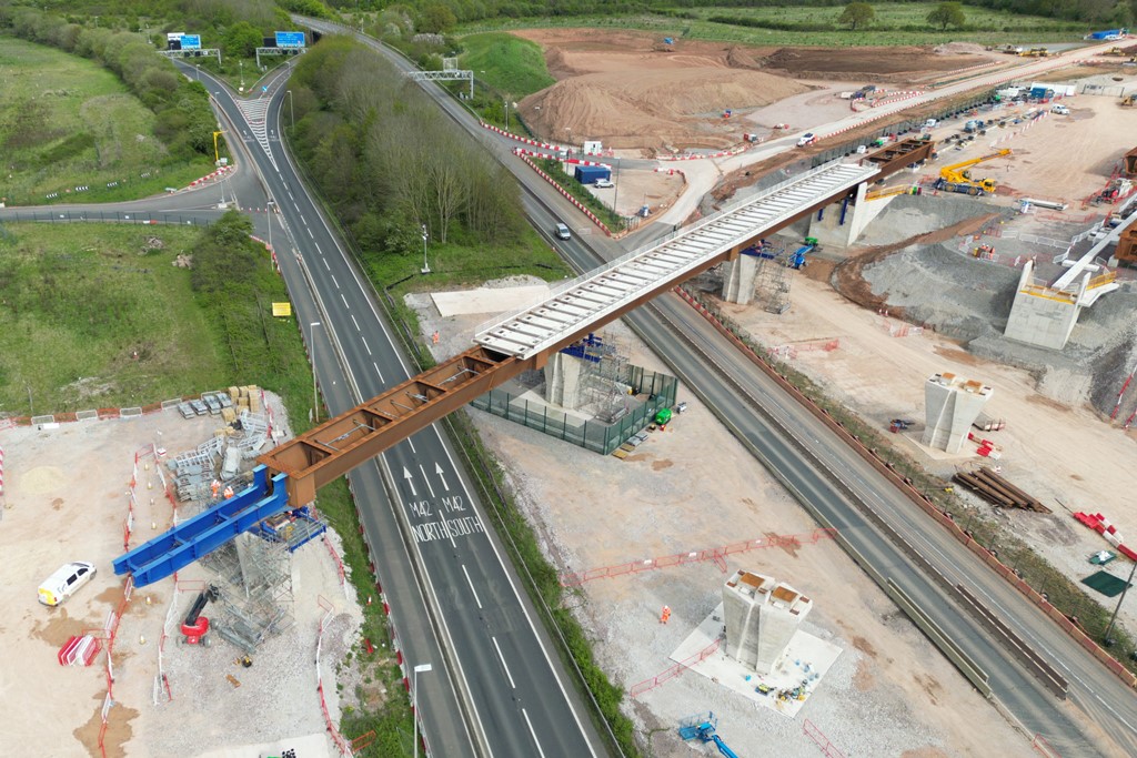 Delta Junction viaduct jacked into place