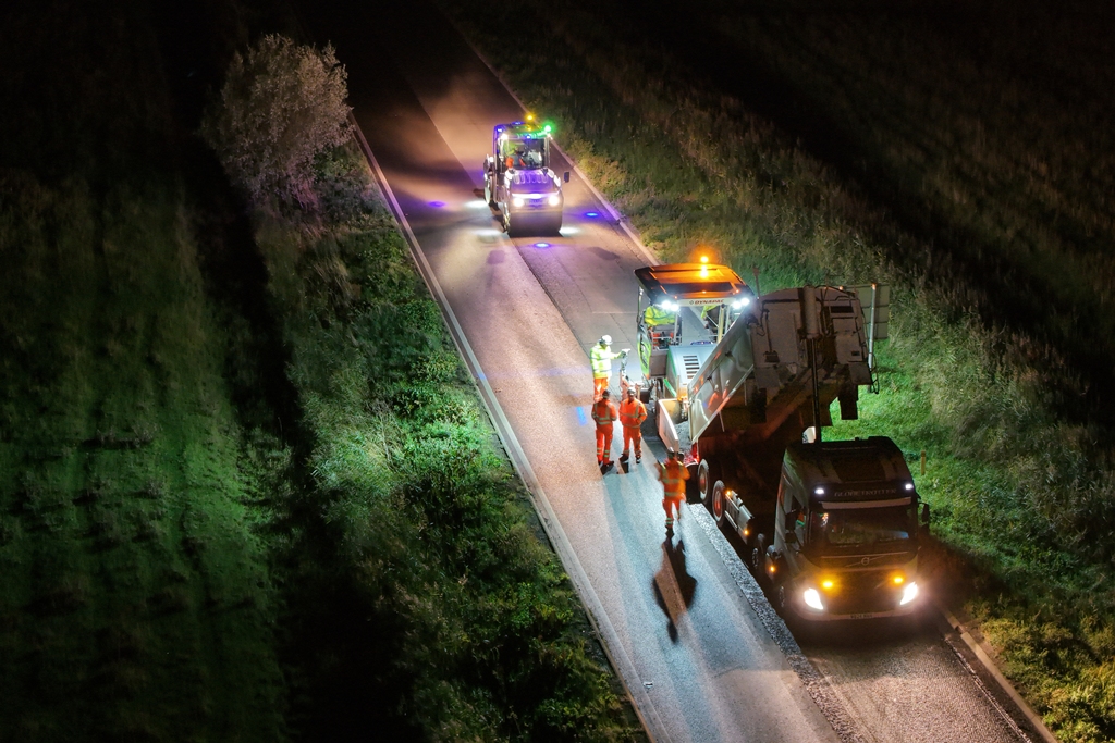 Progetto di risurfacciatura stradale nel Norfolk: un modello per la riduzione delle emissioni di carbonio