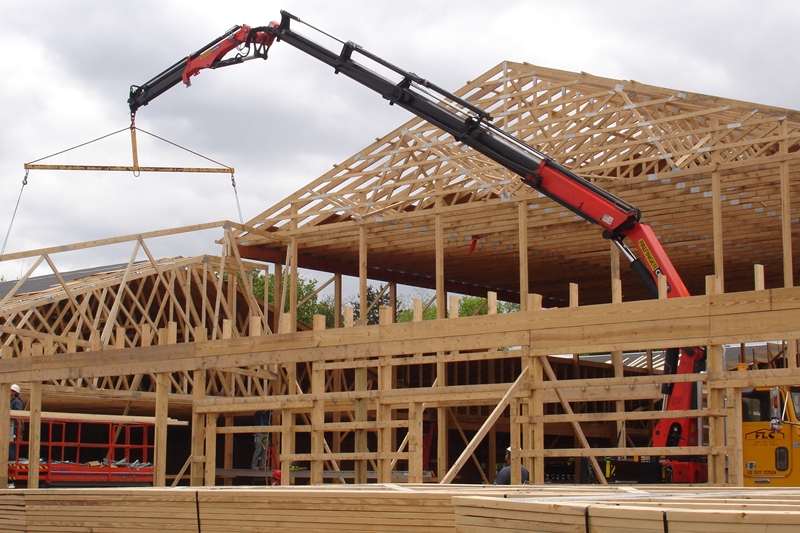 Proximity to slopes tool for loader cranes