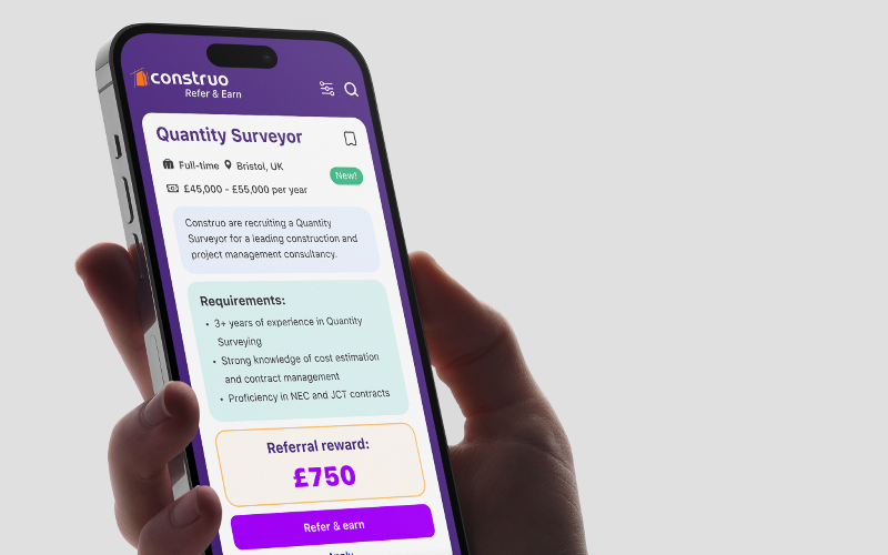 Construo launches transformative app for construction recruitment