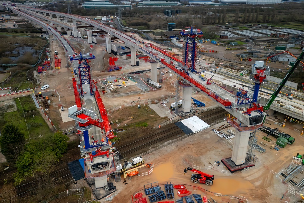 Christmas progress for HS2 viaducts
