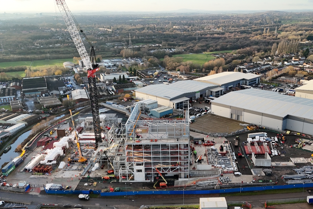 Marr crane at Walsall waste incinerator