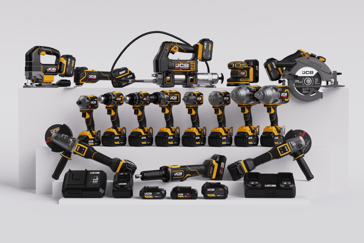 Relaunch for JCB power tool range