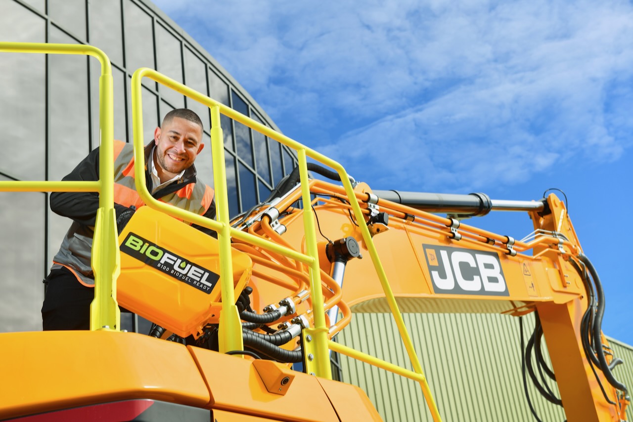 JCB offers 100% biodiesel option
