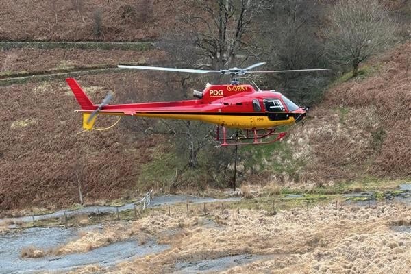 Helicopter picked for mine remediation