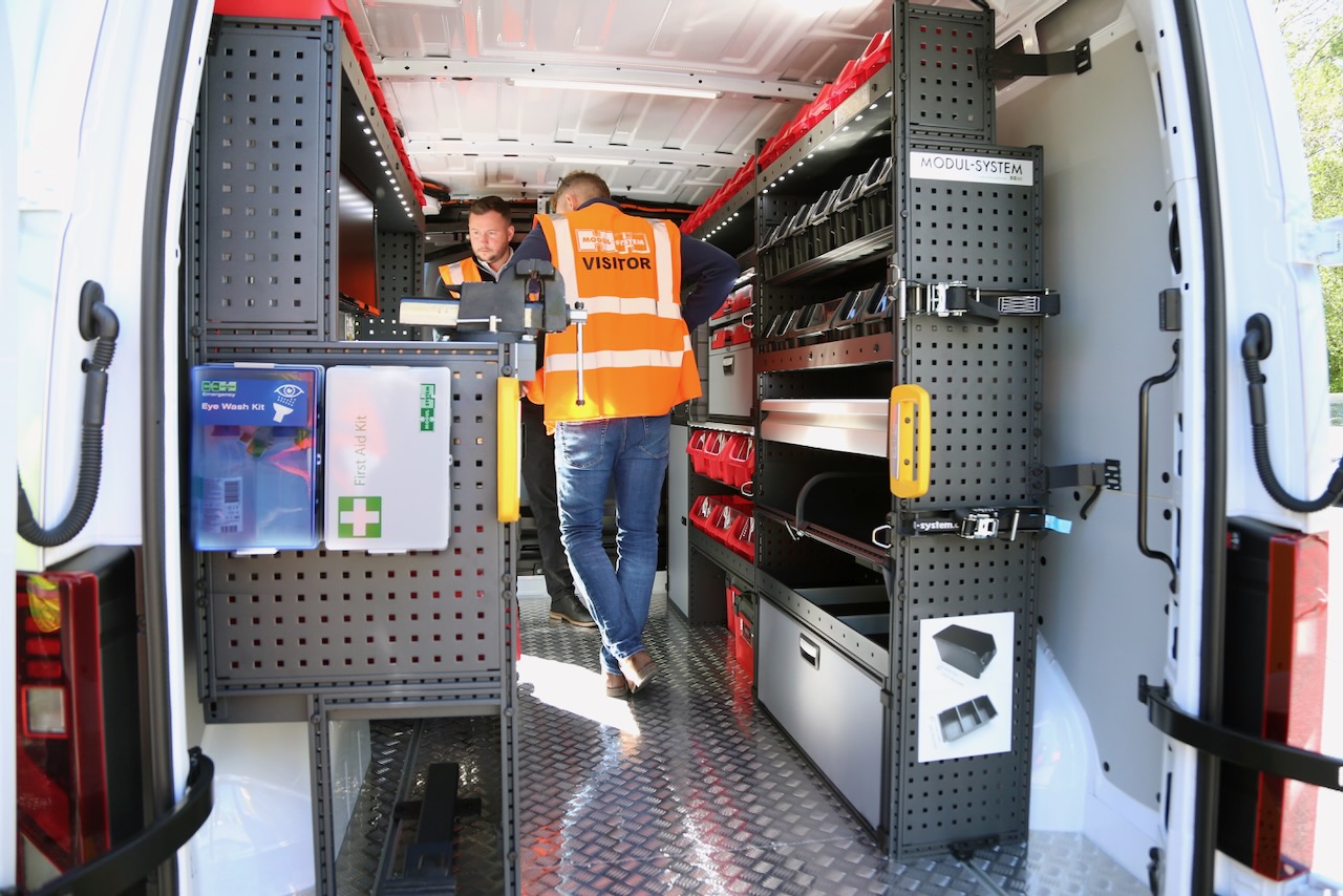 Modul-System UK van demo day for SGN