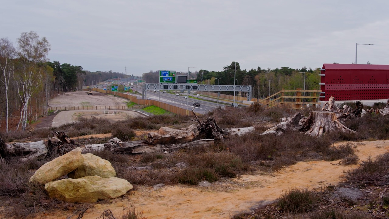 First heathland green bridge opens