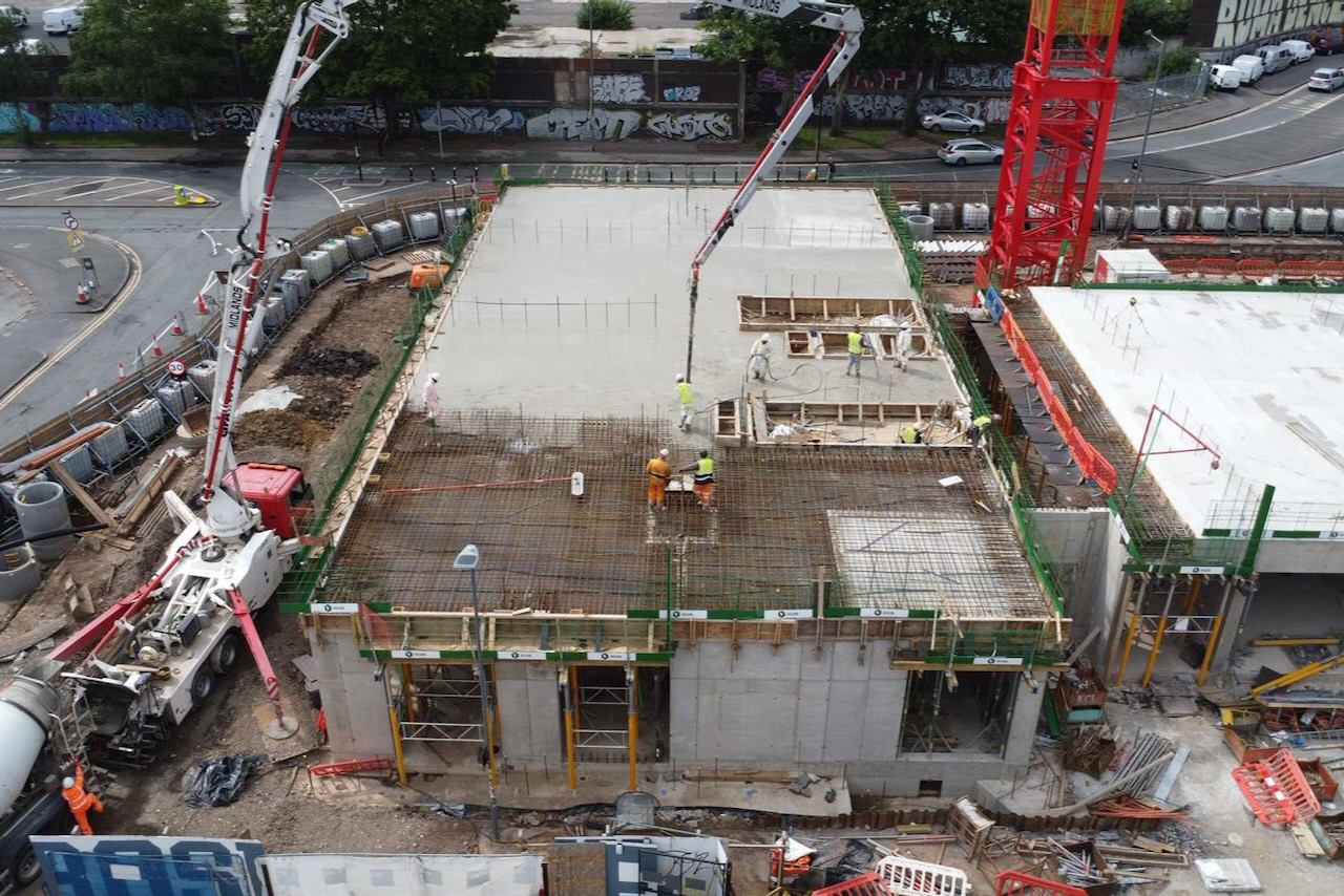 Holcim supplies sustainable concrete in Digbeth