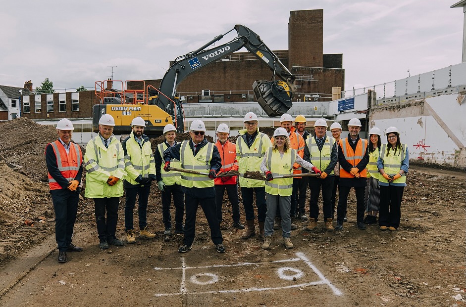 Work starts at Worksop Priory shops