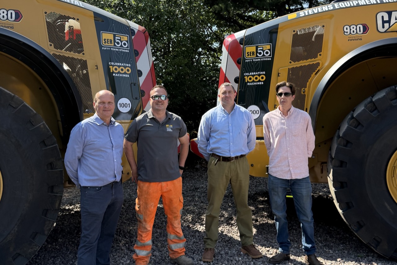 Stevens' 1000th machine is a UK first